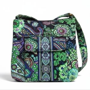EUC Vera Bradley Blue Rhapsody Crossbody Tote Hobo Bag!